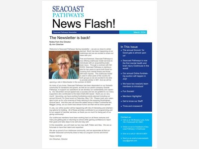 Seacoast Pathways' Newsletter is back!